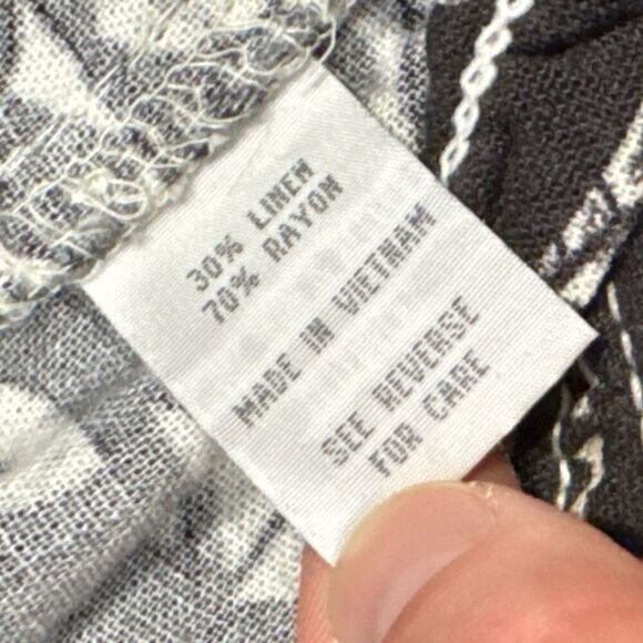 Linen blend beachy pants Cali 1850 large - Picture 5 of 7